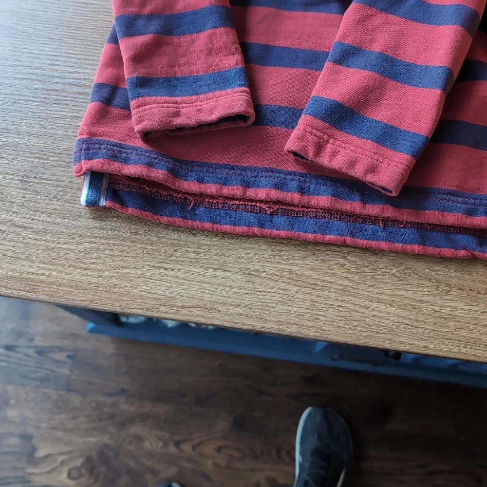 Mini Boden - Half zip Striped Kids Pullover - Red and Blue - 3-4Y - Picture 7 of 8